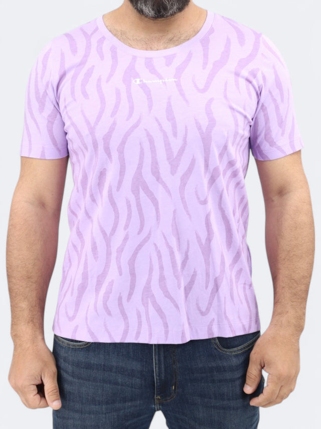Image for Men's Printed T-Shirt,Purple