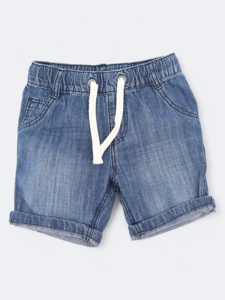 Image for Kids Girl's Washed Denim Shorts,Blue