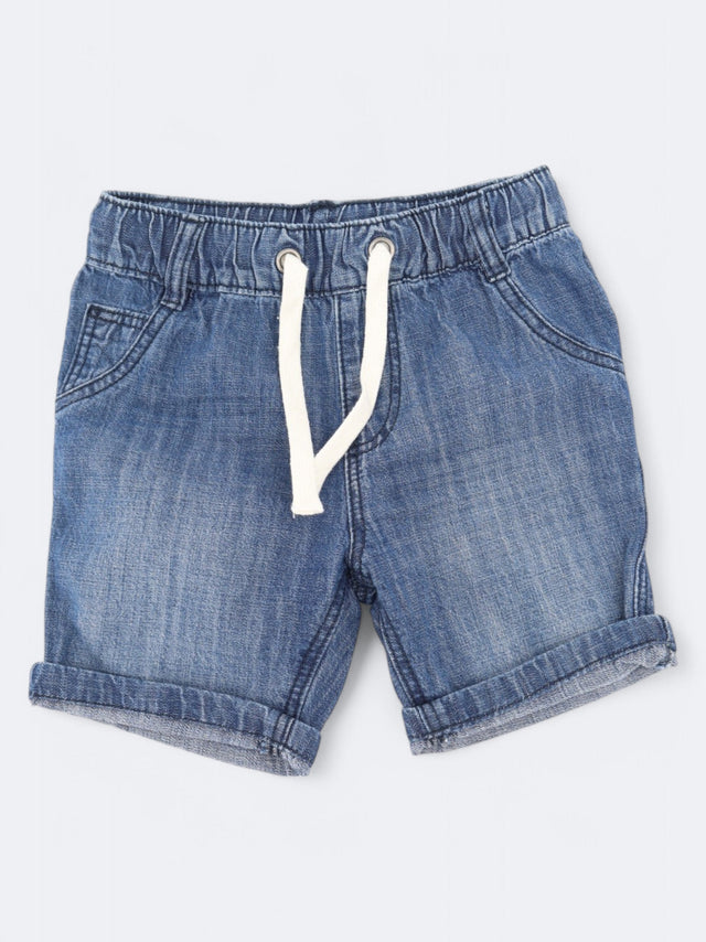 Image for Kids Girl's Washed Denim Shorts,Blue