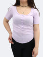 Image for Women's Textured Top,Lilac