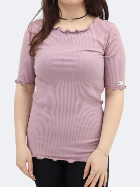 Image for Women's Ribbed Top,Lilac