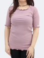 Image for Women's Ribbed Top,Lilac