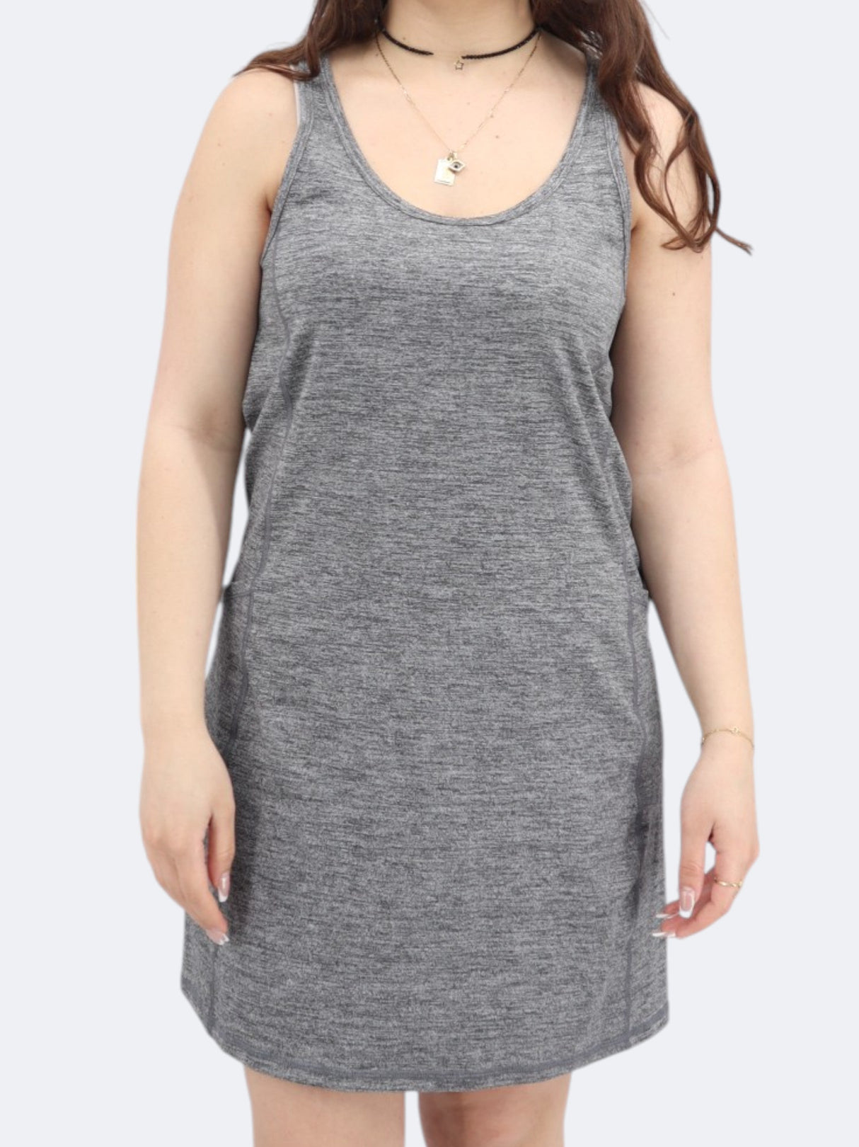 Women's Sports Tank Dress,Grey  All Brands Factory Outlet