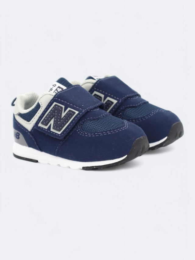 Image for Kids Boy's Brand Logo Patched Sneakers,Navy