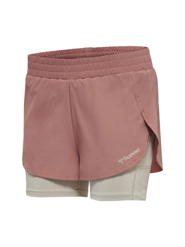 Image for Women's Printed Sports Shorts,Coral