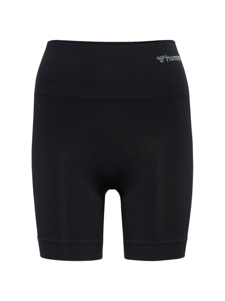 Image for Women's Side Ribbed Short Leggings,Black