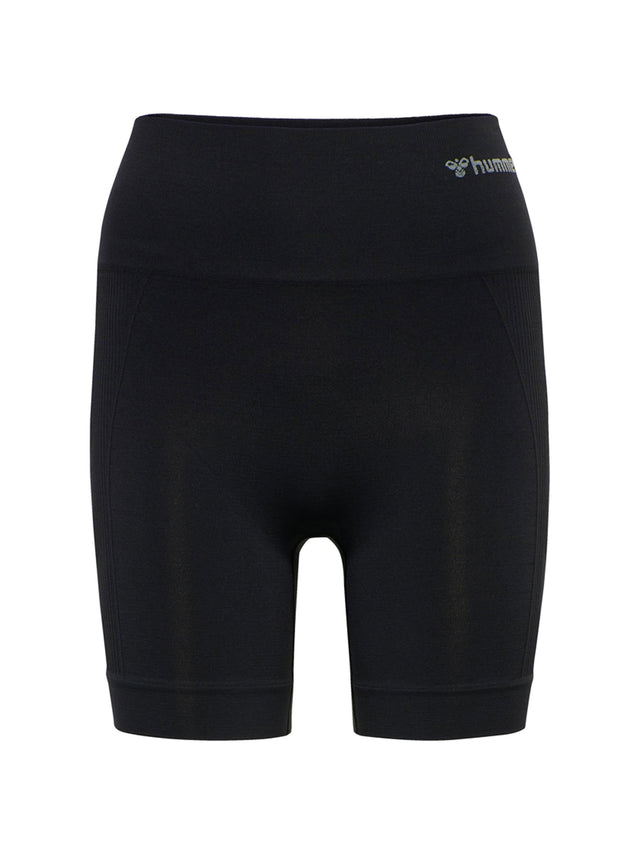 Image for Women's Side Ribbed Short Leggings,Black