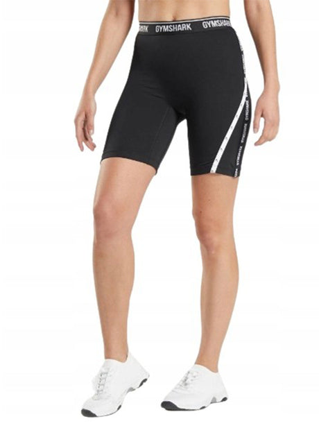 Image for Women's Side Printed Short Leggings,Black