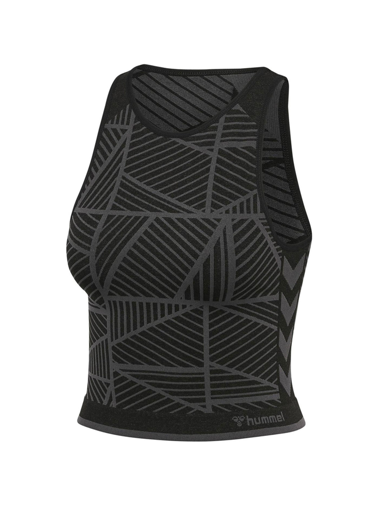 Image for Women's Printed Sports Tank Top,Black