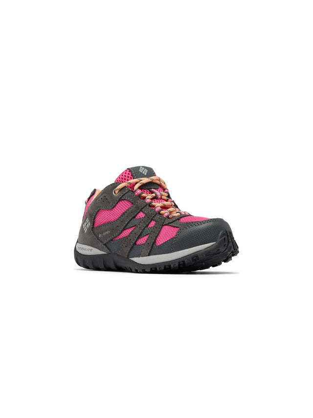 Image for Kids Girl's Textured Hiking Shoes,Grey/Pink