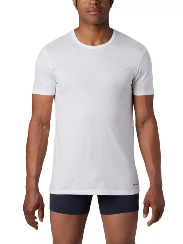 Image for Men's 4 Pcs Plain Underwear T-Shirts,White
