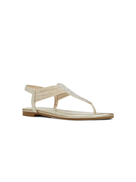 Image for Women's Embellished Sandals,Gold