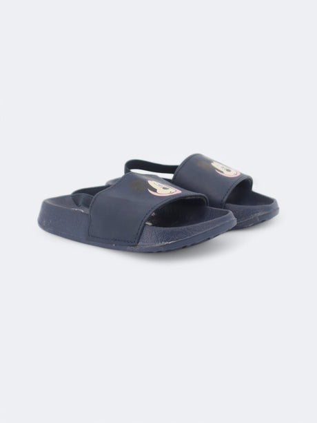Image for Kids Girl's Graphic Printed Slippers,Navy