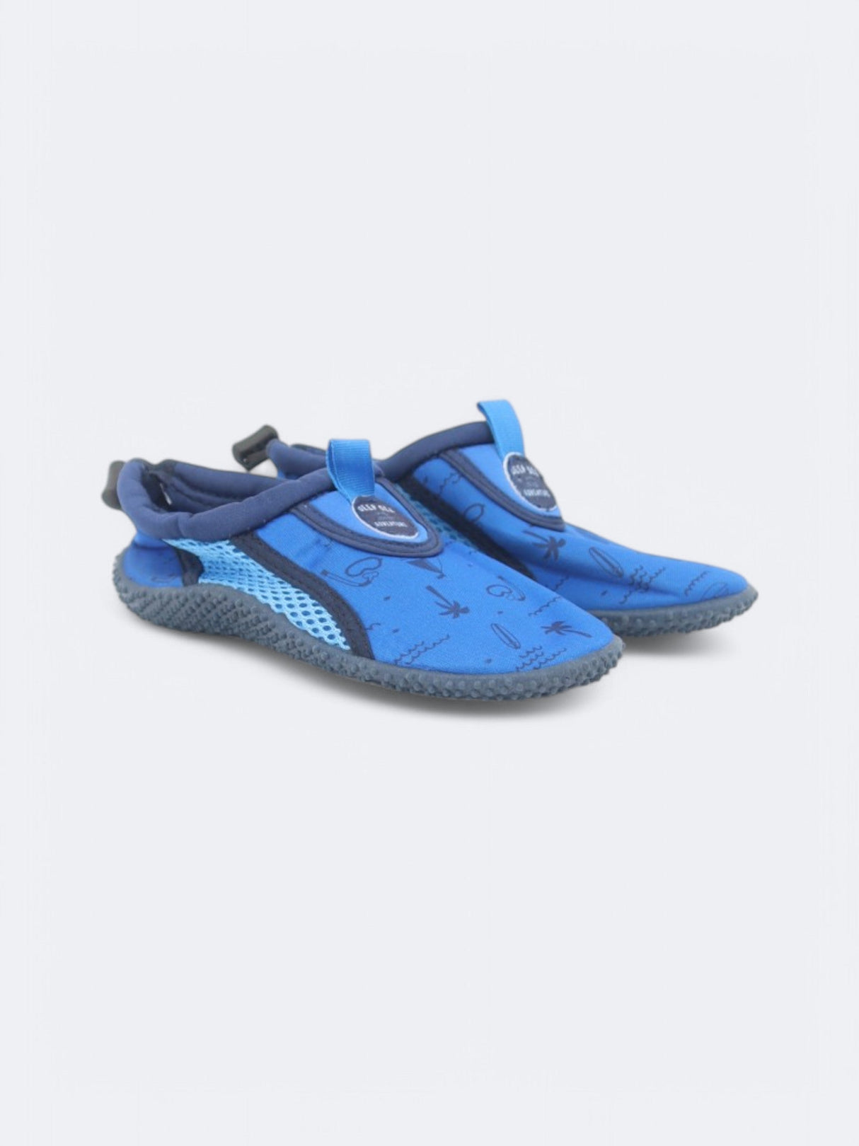 Image for Kids Boy's Printed Swim Shoes,Blue