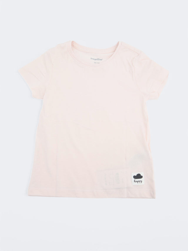 Image for Kid's Girl's Plain Casual Top,Light Rose