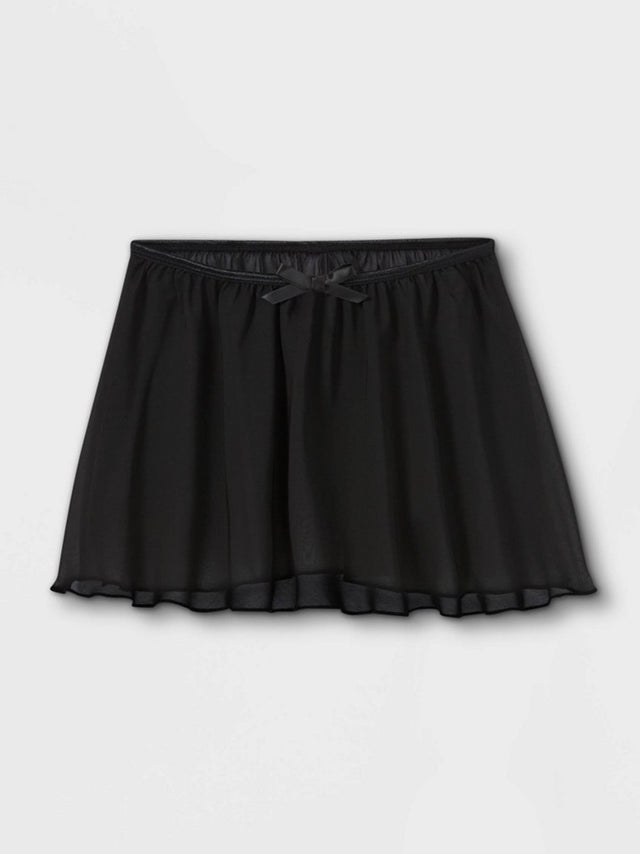 Image for Kids Girl Chiffon Cover-Up Skirt,Black