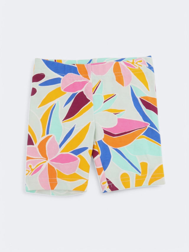 Image for Kid's Girl's Printed Shorts,Multi