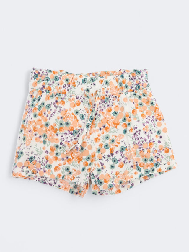 Image for Kid's Girl's Floral Printed Shorts,Multi