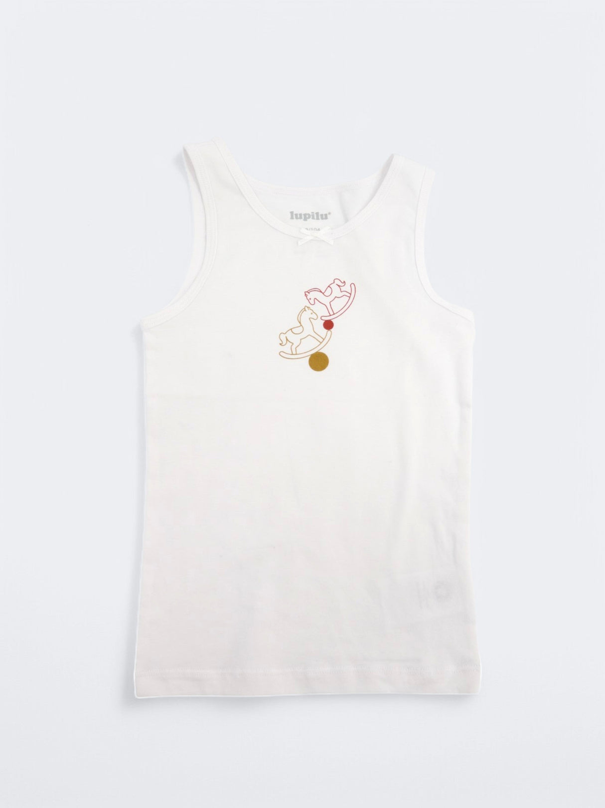 Image for Kid's Girl's Graphic Printed Tank Top,White