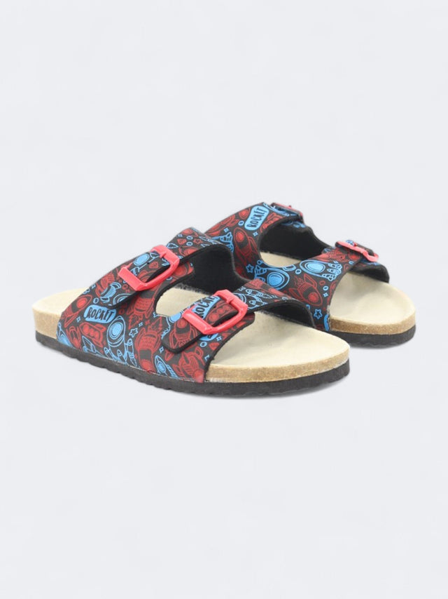 Image for Kids Boy's Graphic Printed Slippers,Multi