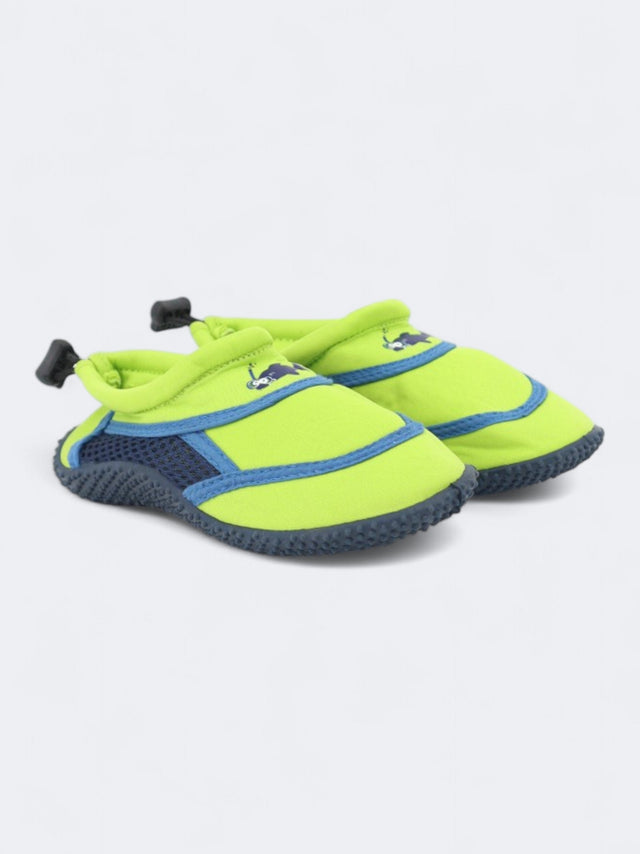 Image for Kid's Boy's Graphic Printed Swim Shoes,Neon Green