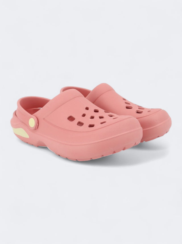 Image for Women's Plain Slippers,Rose