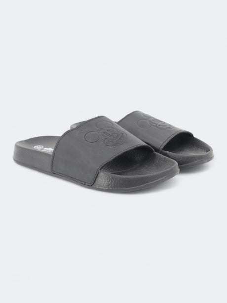 Image for Men's Graphic Printed Slippers,Black