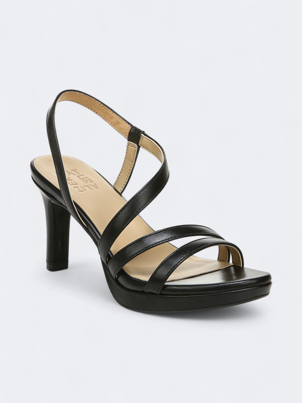 Image for Women's Brenta Strappy Dress High Heeled Shoes,Black