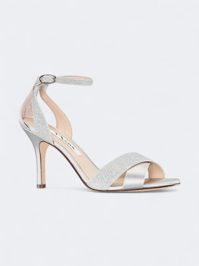 Image for Women's Glitter High Heeled Shoes,Silver