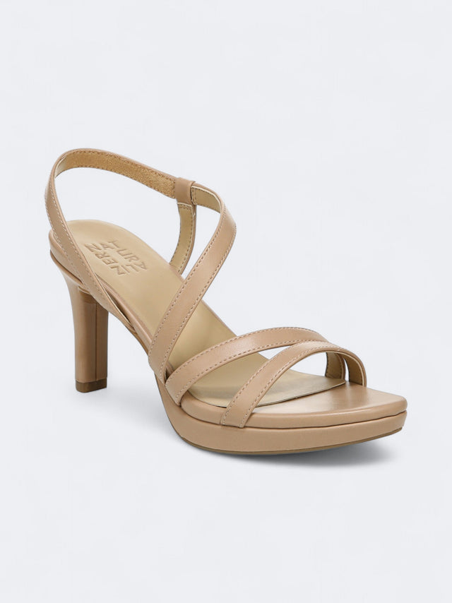 Image for Women's Brenta Strappy Dress High Heeled Shoes,Nude