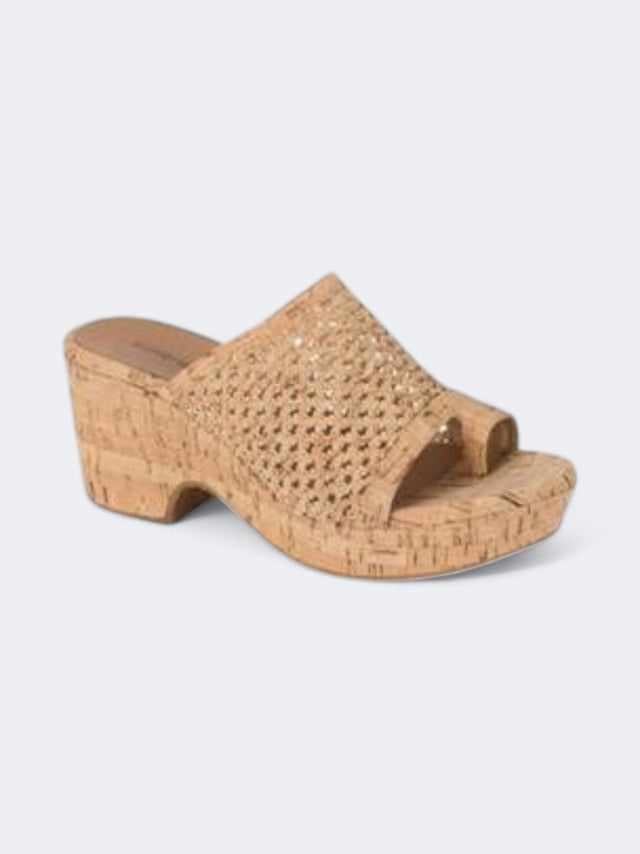 Image for Women's Bethie Slide Wedge Sandals,Beige