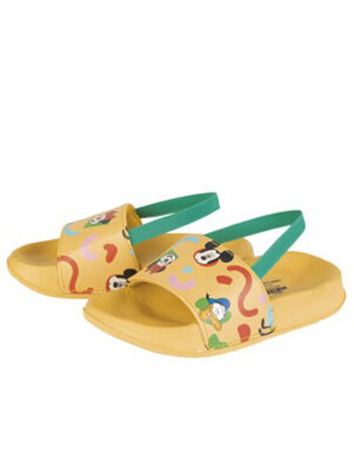 Image for Kid's Girl's Printed Slippers,Yellow
