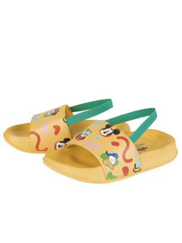 Image for Kid's Girl's Printed Slippers,Yellow
