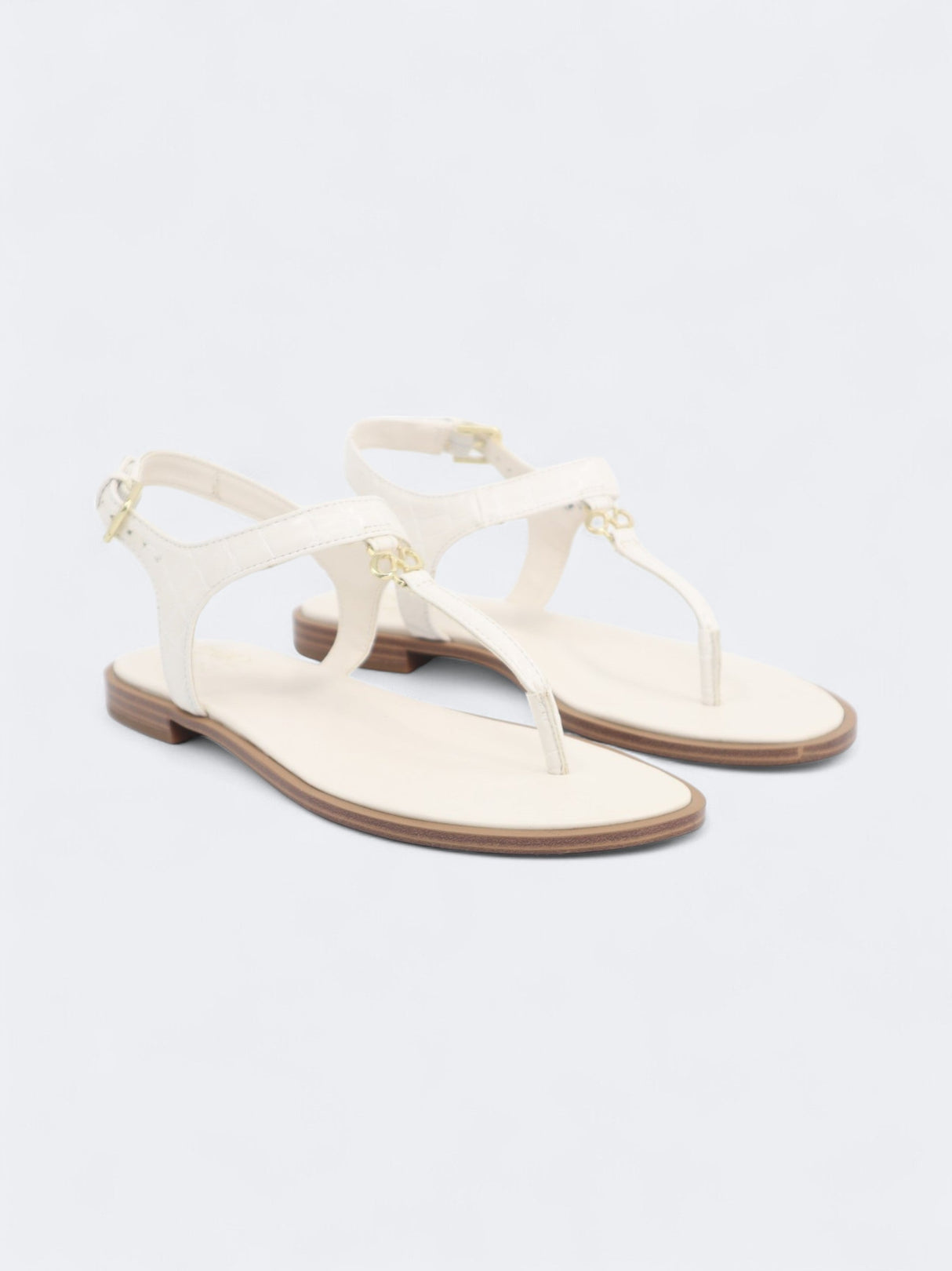 Image for Women's Textured Sandals,White