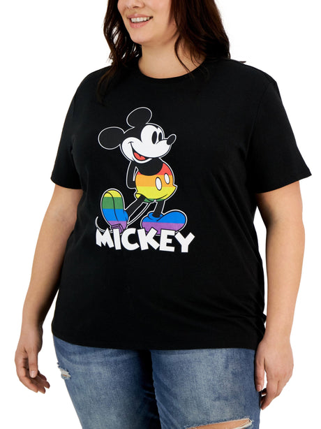 Image for Women's Graphic Printed T-Shirt Top,Black