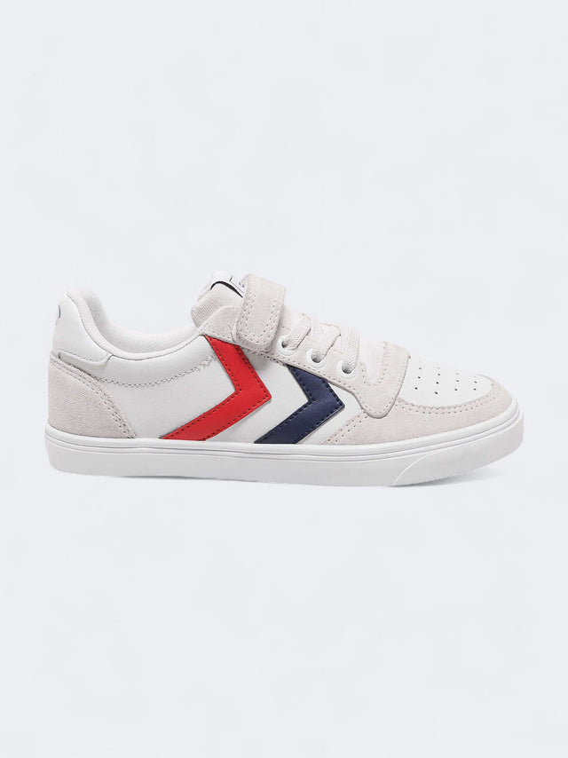 Image for Women's Brand Logo Patched Sneakers,White