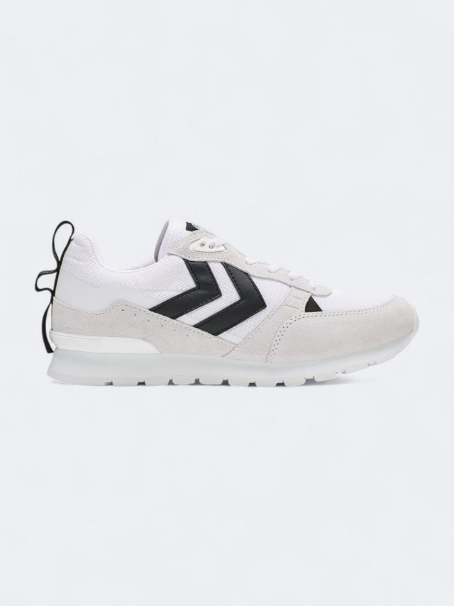 Image for Men's Brand Logo Patched Sneakers,White