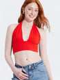 Image for Women's Plain Plunge Butter Bliss Tank Top,Orange