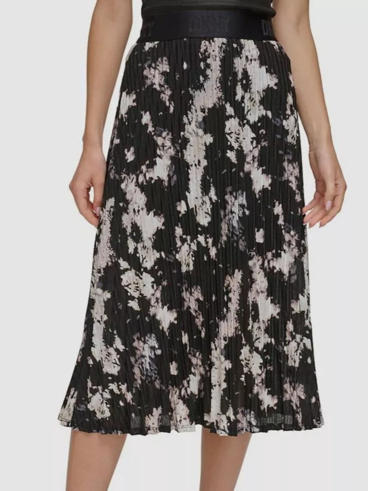 Image for Women's Printed Mini Skirt,Black
