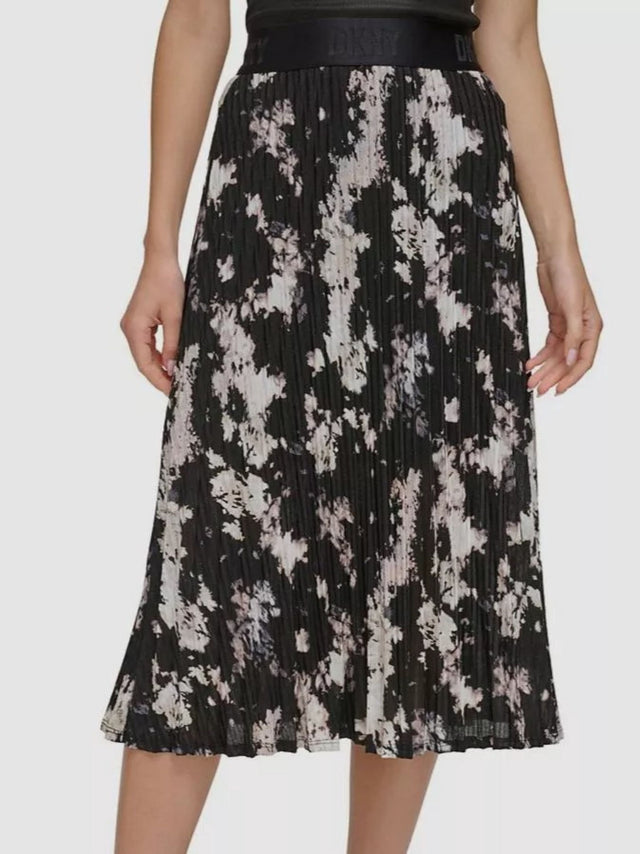 Image for Women's Printed Mini Skirt,Black