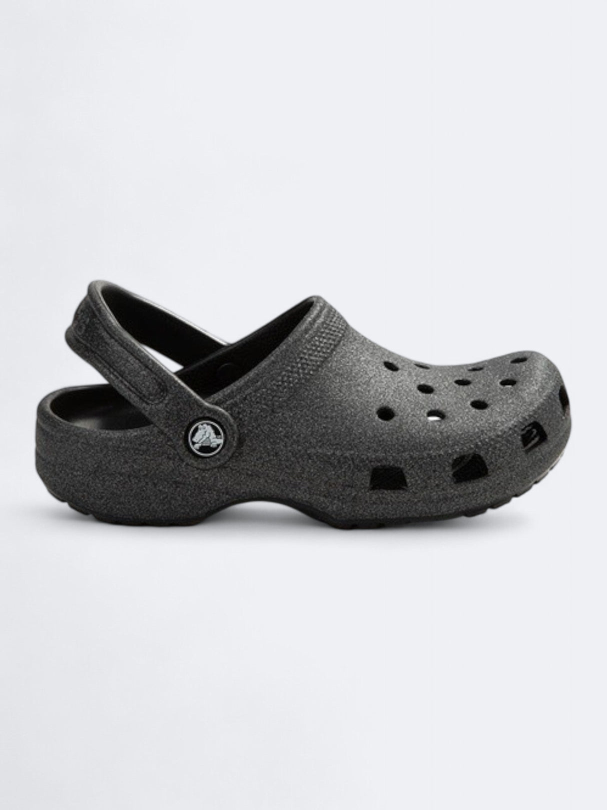 Image for Kid's Girl's Glitter Clogs Slippers,Black