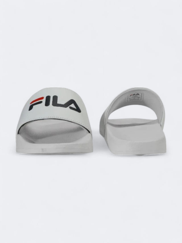 Image for Women's Brand Logo Printed Slippers,White