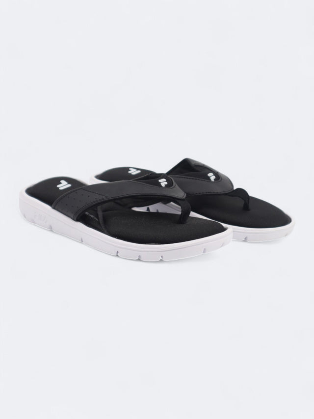 Image for Women's Brand Logo Printed Slide Slippers,Black