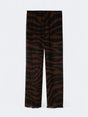 Image for Women's Animal Printed Chiffon Pants,Brown