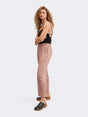 Image for Women's Plain Fluido High Waist Wide Leg Pants,Pink