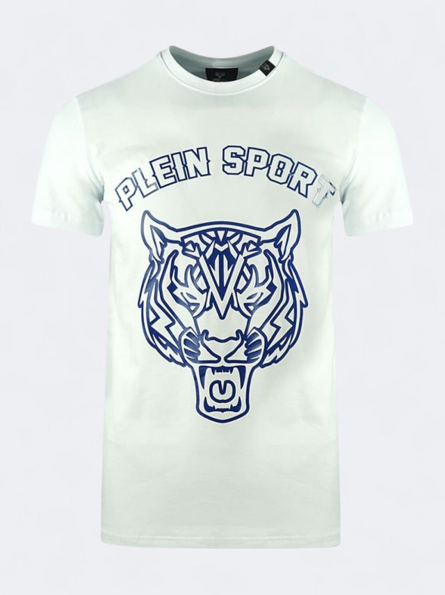 Image for Men's Graphic Printed Patch T-Shirt,White