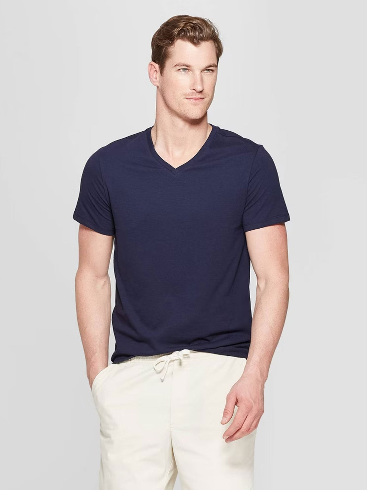 Image for Men's Plain Every Wear T-Shirt,Navy
