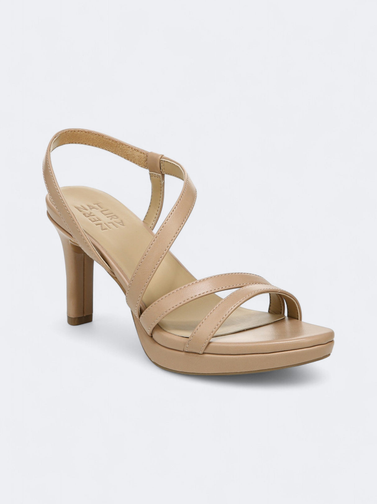 Image for Women's Plain Brenta Strappy Dress High Heeled Shoes,Nude