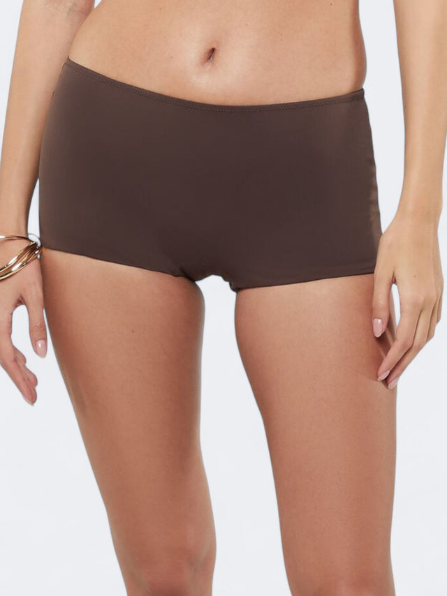 Image for Women's Plain Swim Short,Brown