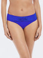 Image for Women's Plain Macrame Bikini Briefs Bottoms,Indigo